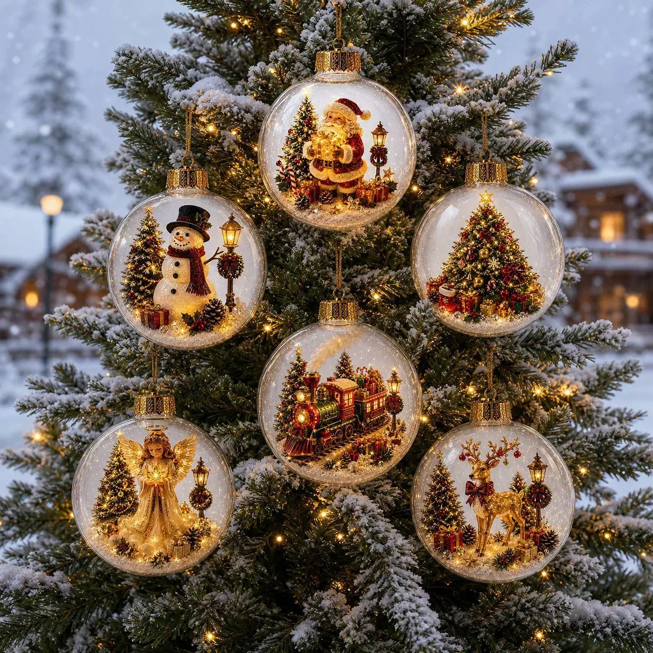 Christmas Tree Hanging Ornaments for Party Atmosphere and Decorations 6