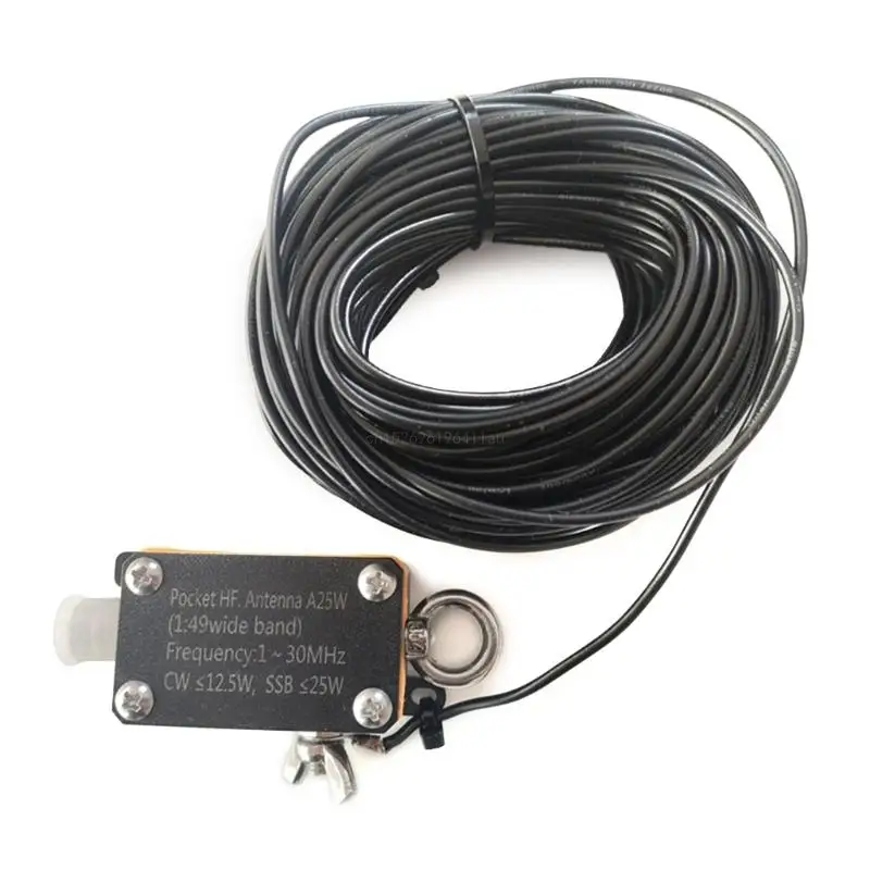 Pocket Shortwave Antenna 1-30Mhz Inverted V Pocket High Frequency Antenna A25