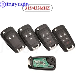 jingyuqin 2/3/4/5 Buttons Car Remote Key DIY For OPEL/VAUXHALL Astra J Corsa E Insignia Zafira C 2009-2016 315 / 433MHz