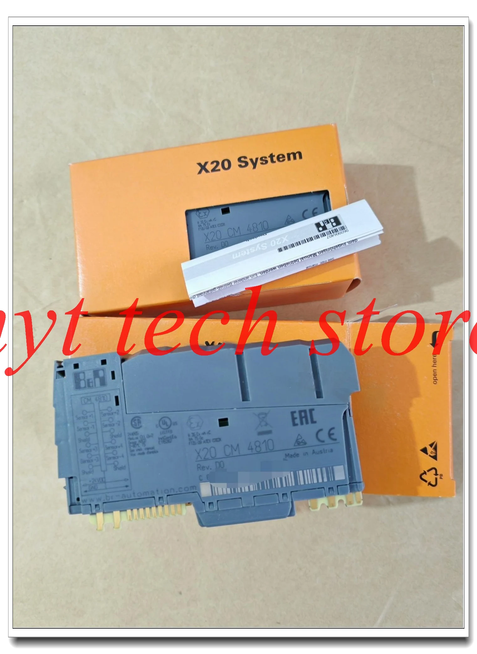 X20CM4810  original Digital quantity terminal module, 1 year guarantee