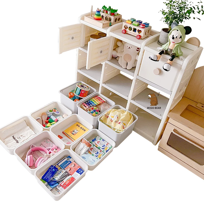 

Baby Cupboard Storage Racks Wardrobe Toys Organizer 12345 Years Old Children's Chest of Drawers Cabinet for Kids Room
