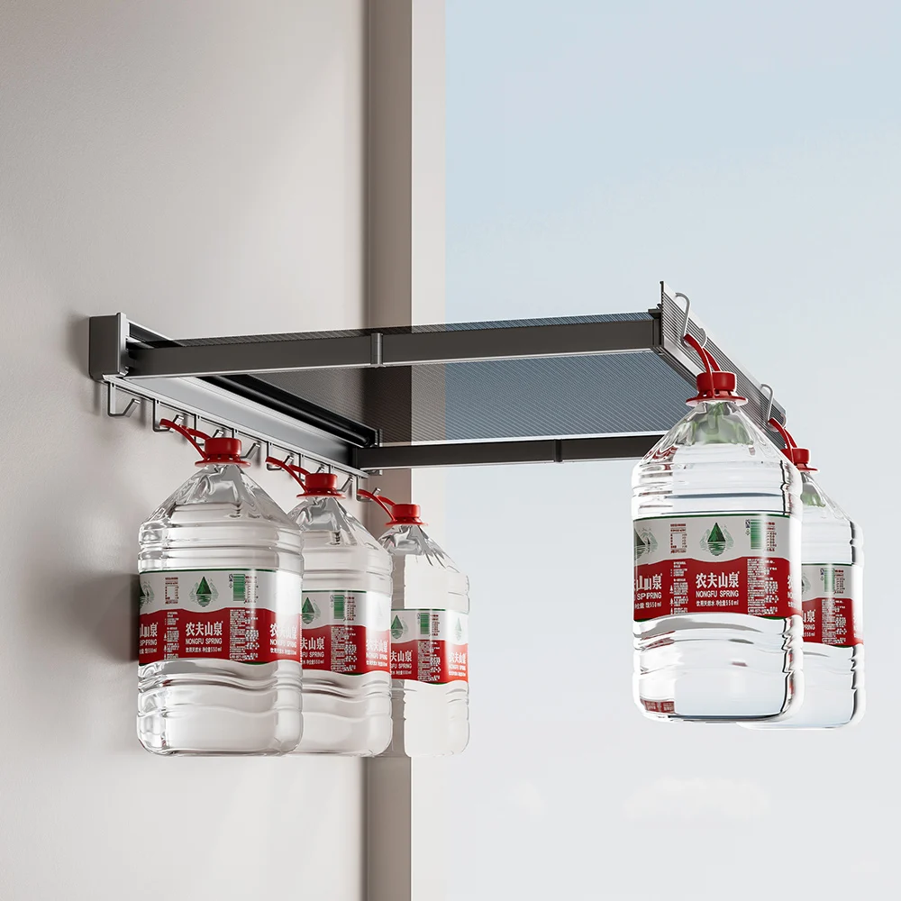 Shelf Foldable Wall Shelves Holder Organizer Retractable Laundry Drying Storage Racks Gap Shelf For Bathroom Balcony