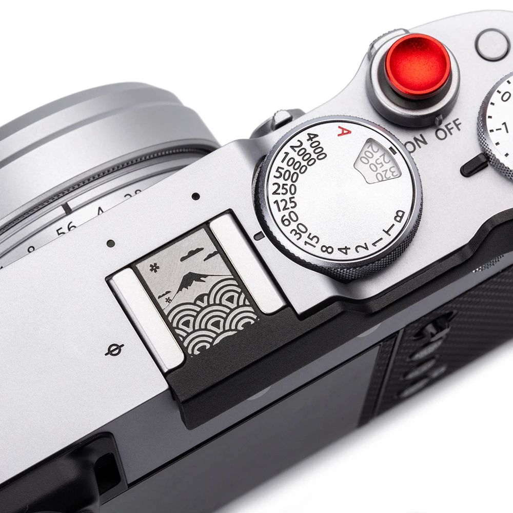 

Metal Thumb Up Grip Soft Release Button Kit for Fujifilm Fuji X100V X100VI Photography Accessories Shutter Button Hot Shoe Cover