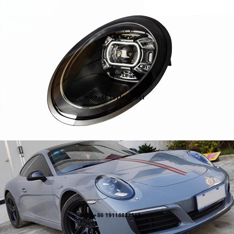 

Brand New Matrix Headlight Assembly Car Headlight Manufacturer for 911 2012-2018 to 992 New Model