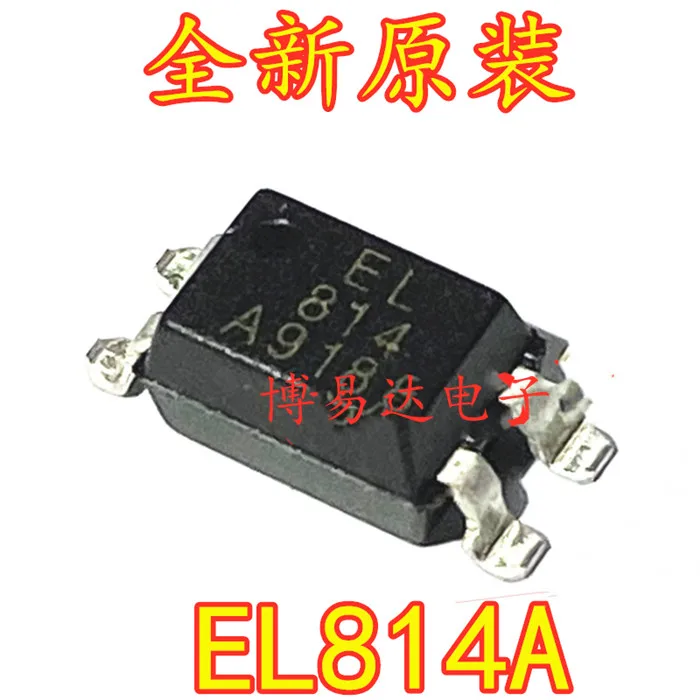 New Original EL814A SOP-4 Patch EL814 OptOcOupler EL814AS1 HigH-speed