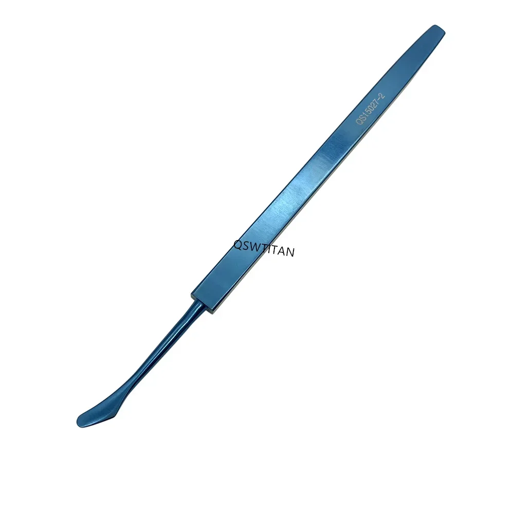 Oogchirurgisch instrument: titanium ooghaak met hoornvliesepitheliumspatel