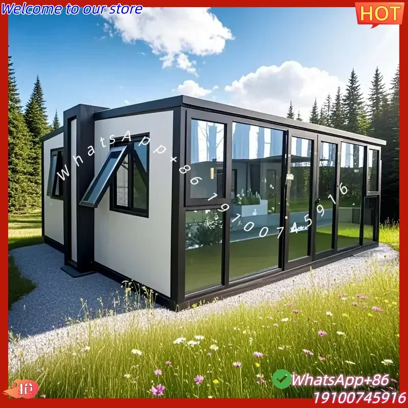 CE Customizable Prefab Container House Expandable Modular Home 20ft Portable Cabin Bespoke Design Living Space Office Studio