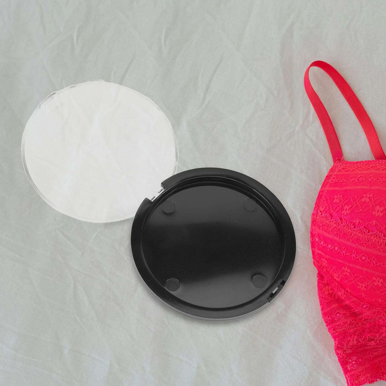 

Mini Bra Case Travel Organizer Compact Durable Plastic Bra Pad Box Portable Underwear Storage Box Portable Boxes