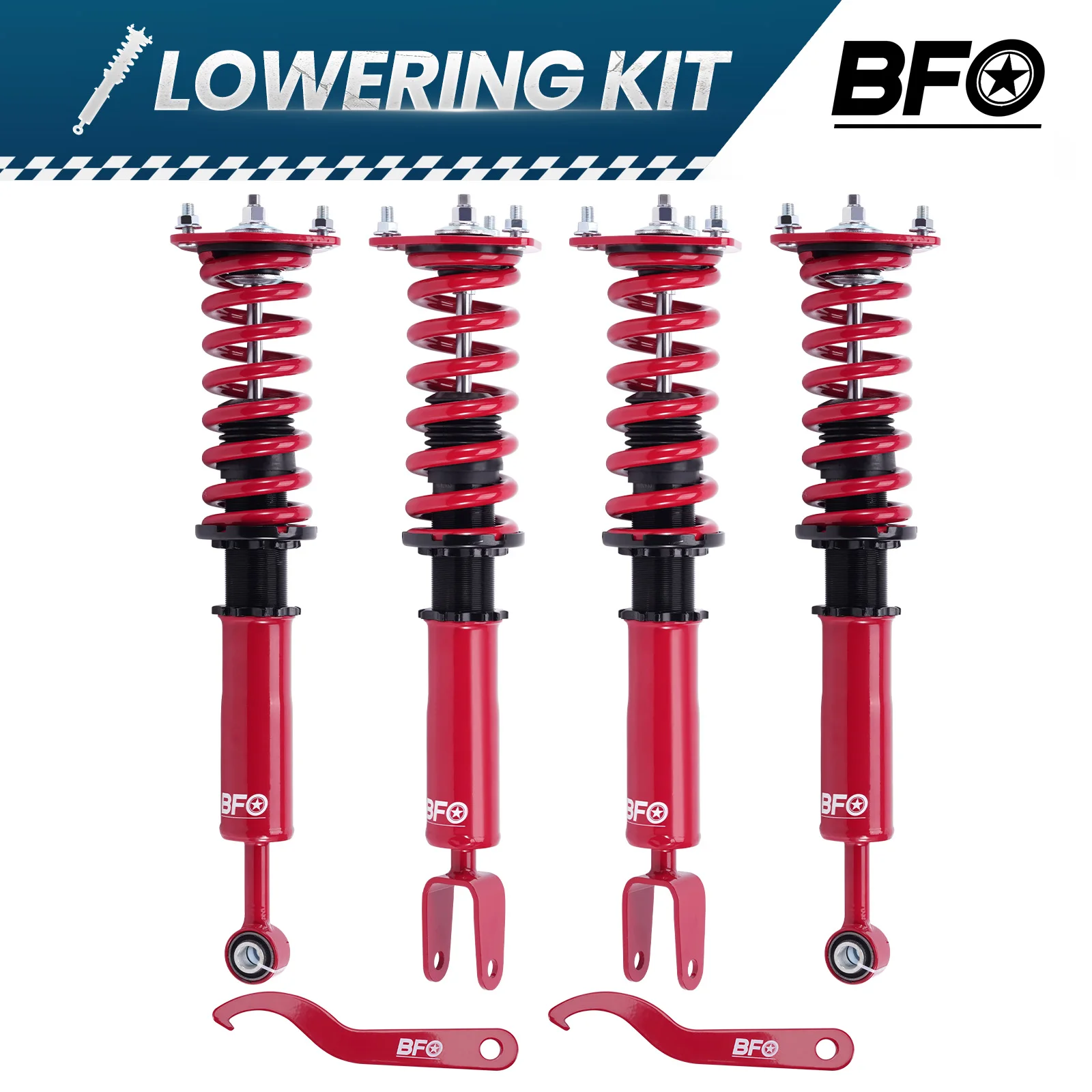 Coilovers Suspension Kit For Lexus LS460 2007-2016 RWD ONLY Shocks Adjustable Height