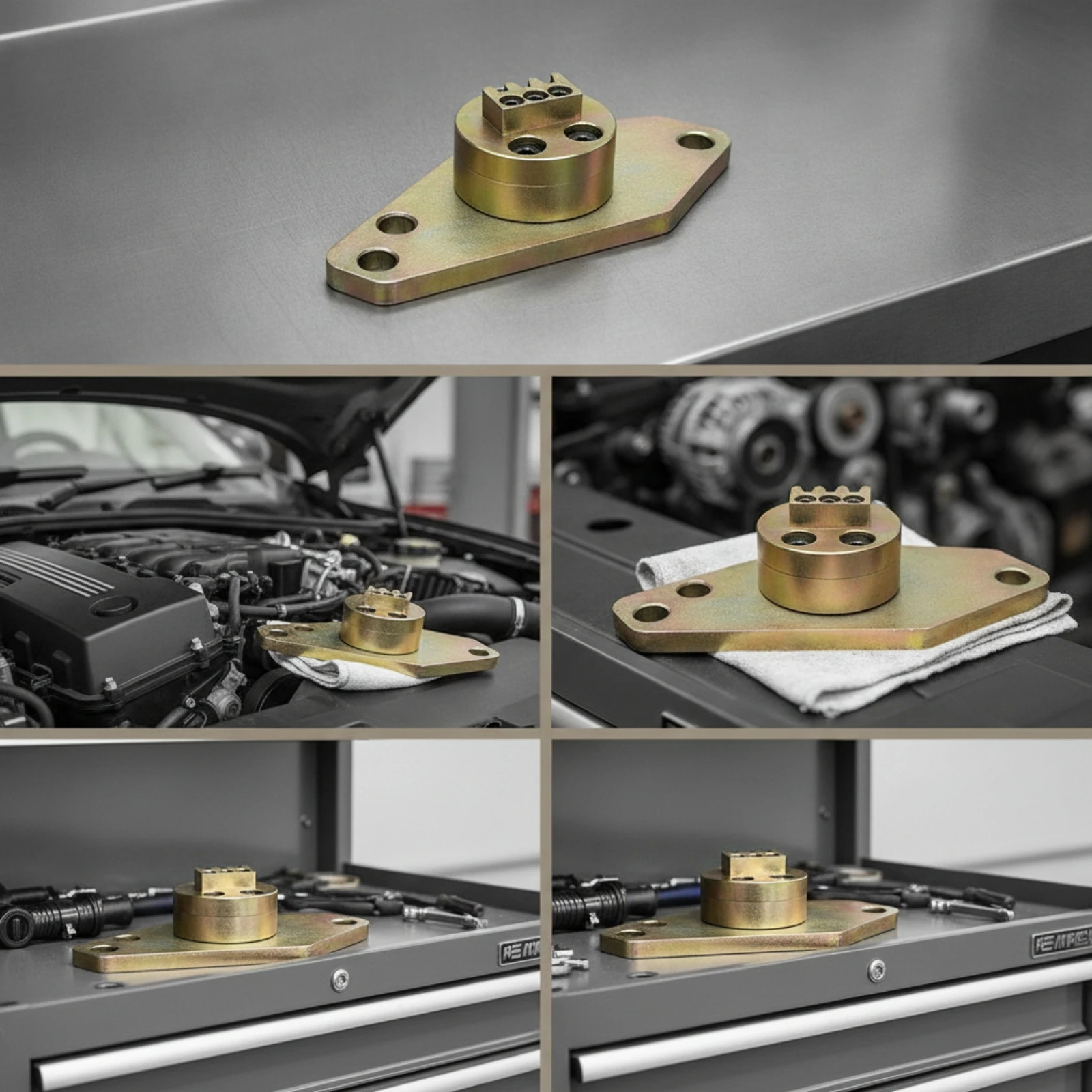 Flywheel Locking Tool Automotive Flywheel Lock Secure Reliable for Mechanics, Workshops
