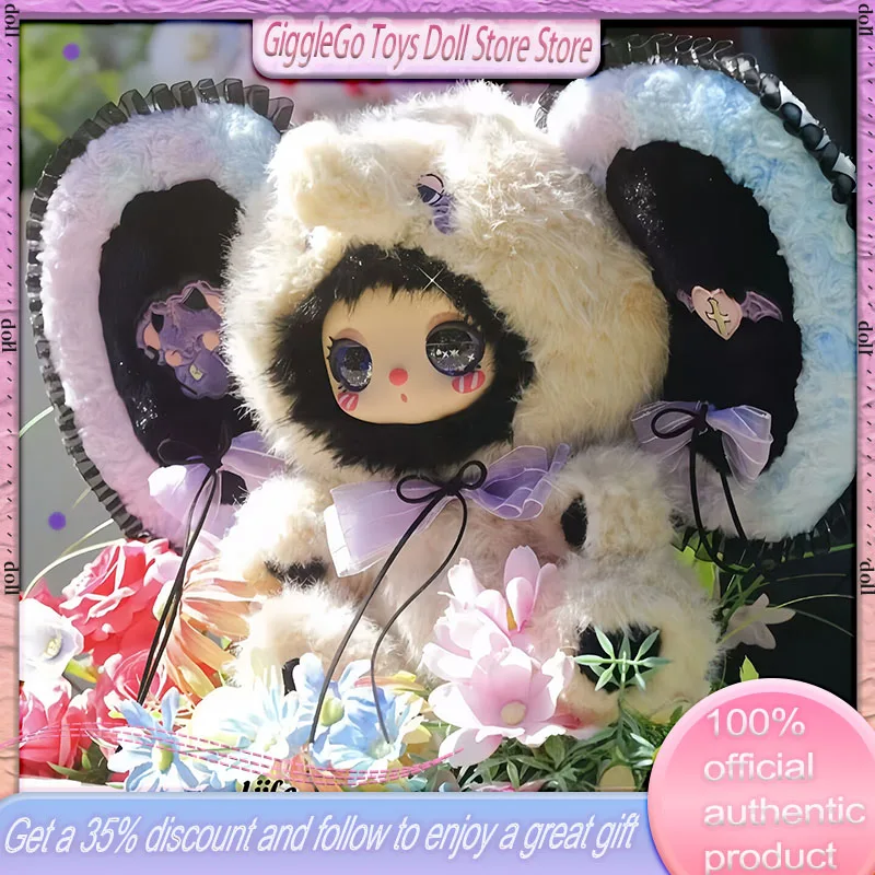 100% حقيقية طفل جديد ثلاثة ليلا 600% V3 الحلوى ماستر هريرة صندوق أعمى لطيف أفخم دمية كبيرة المد اللعب أفخم فتاة هدية