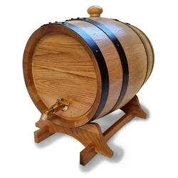 10 L Oak Wood Wine Barrel For Home Aging Wood Wine Barrel Vintage Oak Home Brewing