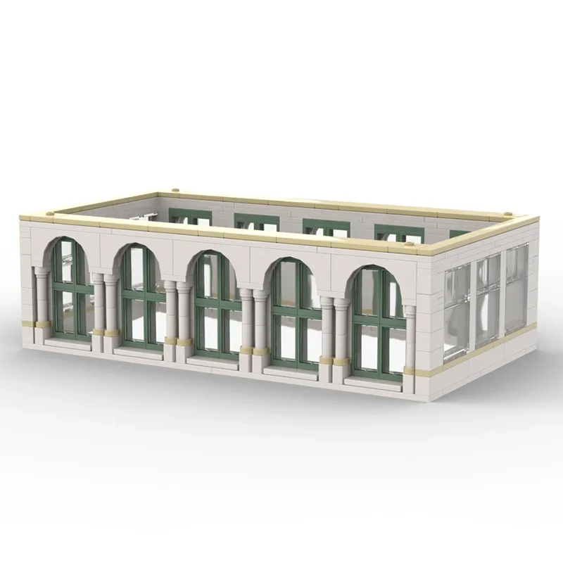 Moc-Bausteine 21353, Sets mit botanischem Garten, Erweiterungsmodell, Technologie, Ziegel, DIY-Montage, Konstruktion, Spielzeug, Weihnachtsgeschenk