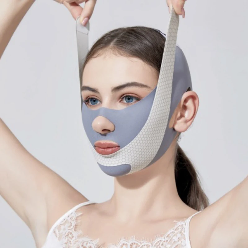 Frauen Kinn Wange Gesicht abnehmen Verband heben Gürtel v Linie Gesicht Shaper Gesicht Anti-Falten-Gurt Hautpflege Beauty-Tools