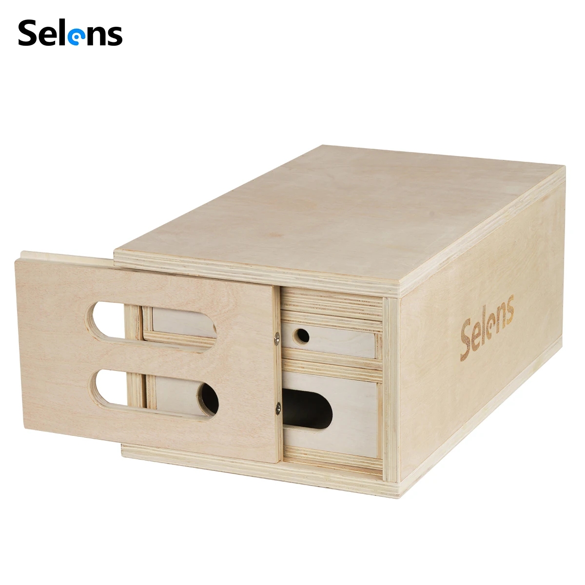 Selens 4 in 1 Set Apple Box Wooden Combination Photo Studio Track Storage Box Studio Portrait Photo Foot Box Photography Tool