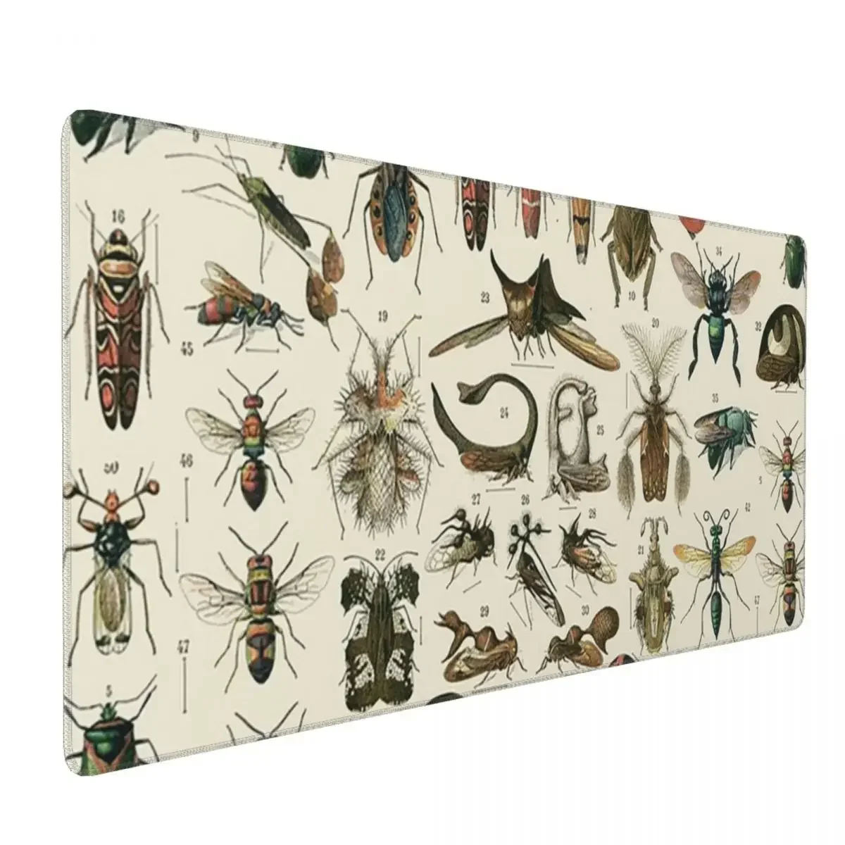 Alfombrilla grande para ratón de insectos, alfombrilla para teclado de ordenador, alfombrilla para ratón, Gamer, PC, portátil, escritorio, accesorios de oficina, alfombrillas para mesa