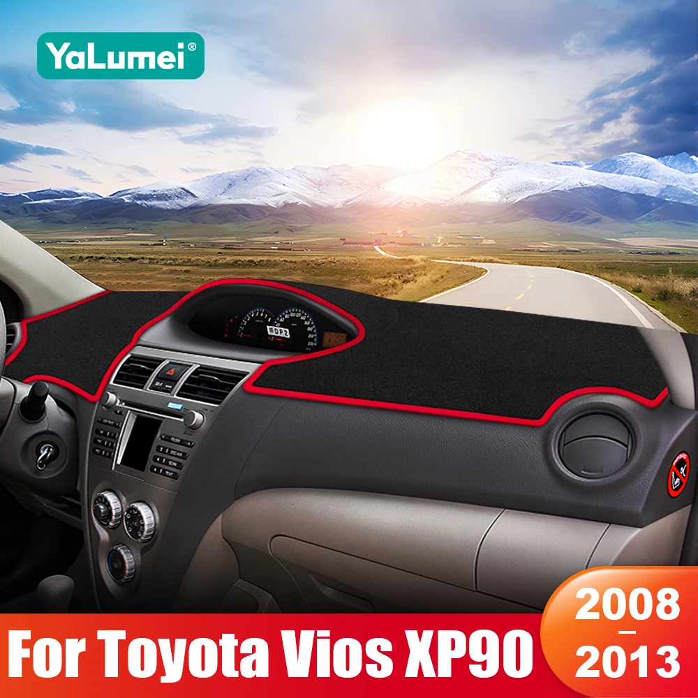

For Toyota Vios XP90 2008 2009 2010 2011 2012 2013 Car Dashboard Cover Instrument Desk Sun Shade Mat Non-slip Pad Accessories
