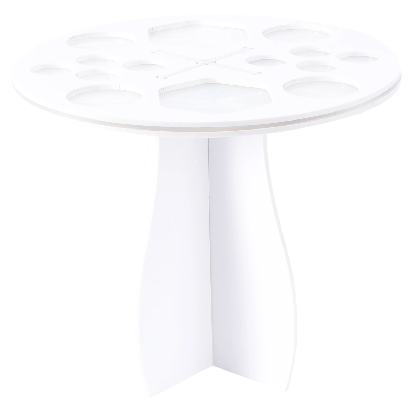 1pc Pennello per trucco Stendino Scaffale in acrilico Ganizer Espositore per uso professionale Portautensili personale