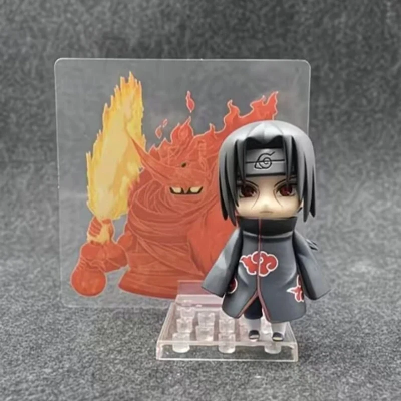 

10cm Anime Naruto Shippuden Vibration Stars Uchiha Itachi Fighting Action Figures #820 Collectible Model Desktop Toys Figuralsc