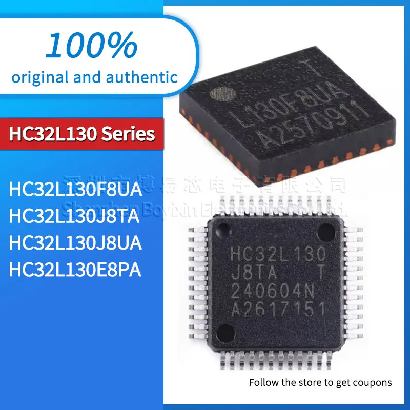 

HC32L130F8UA-QFN32TR HC32L130J8TA-LQ48 HC32L130J8UA-QFN48TR HC32L130E8PA-TSSOP28 Black plastic housing