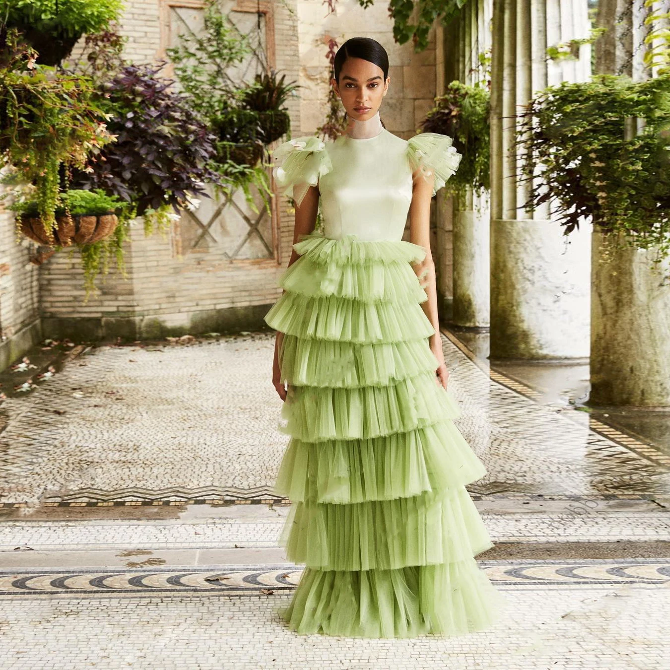 Fashion A-Line Ruff… - image