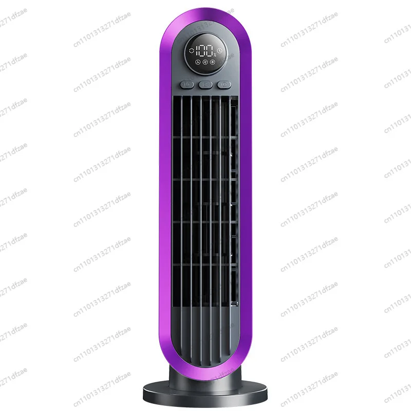 Tower Fan Bladeless Fan Desktop Cooling Mute Oscillating Timer Rechargeable Wireless Air Conditioner Fan
