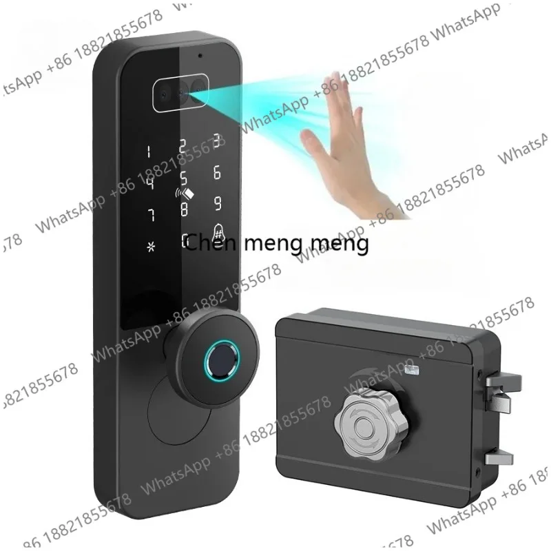 

Электронный замок с распознаванием отпечатков пальцев, разблокировкой по ладони, цифровой клавиатурой и паролем