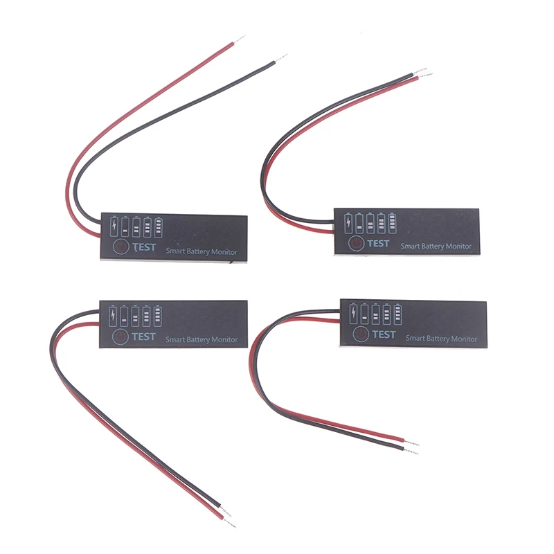 46*15*3mm DC 7-55V Universal Battery Charge Indicator Panel LED Indicator Acid Battery Lithium Battery Voltage Charge Indicator