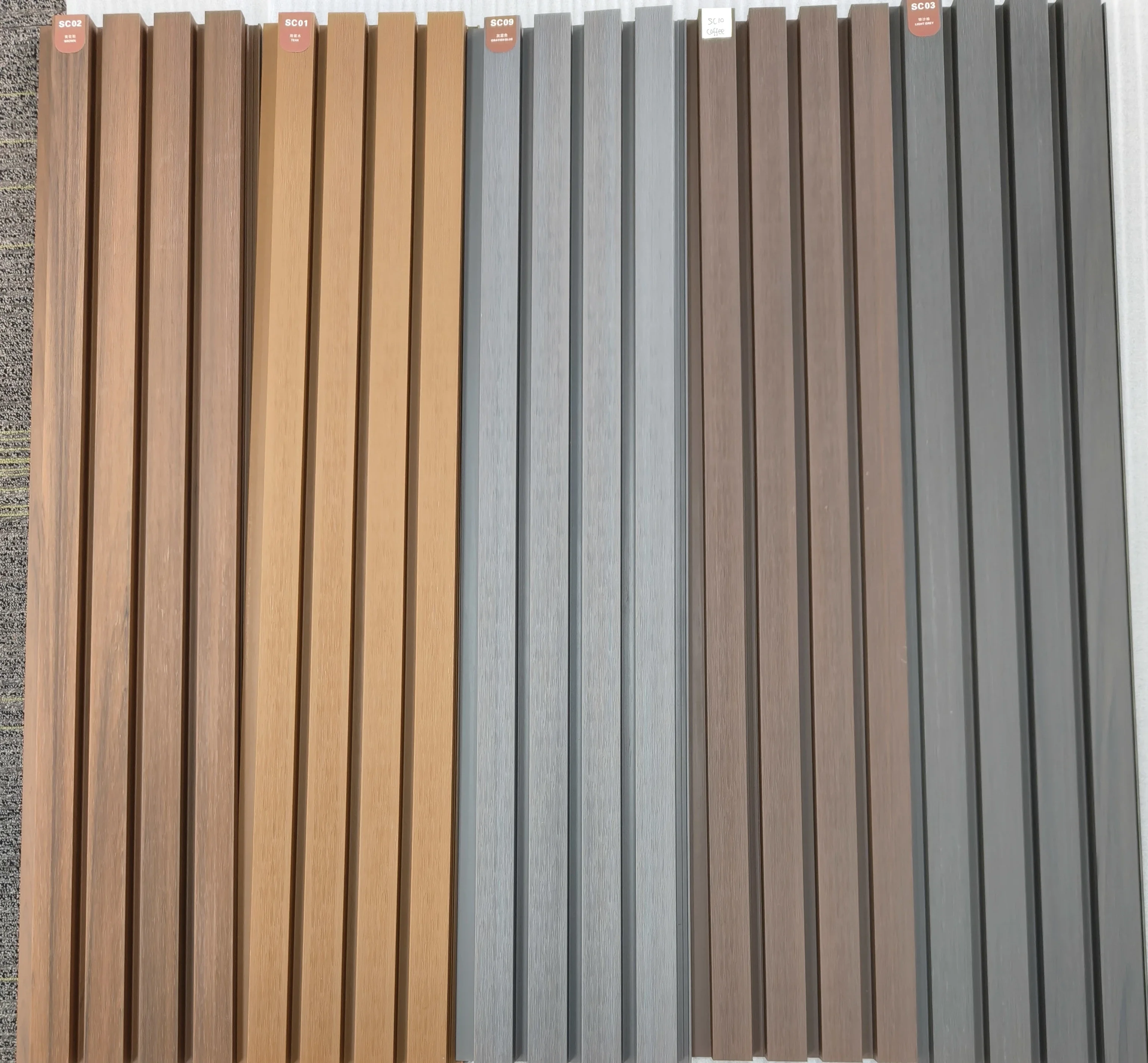 Co-extruded Wall Panels Exterior Wpc Cladding Wood Plastic Composite Wall Panel