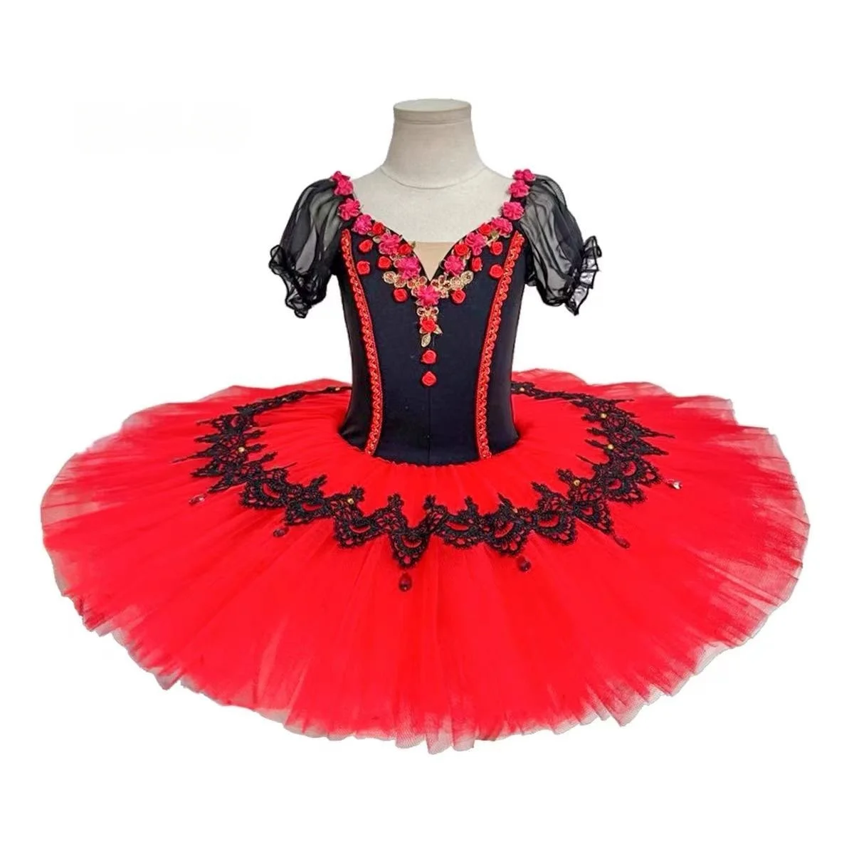 Ballet skirt, little swan dance performance costume, fluffy skirt, million clown tutu skirt performance costume