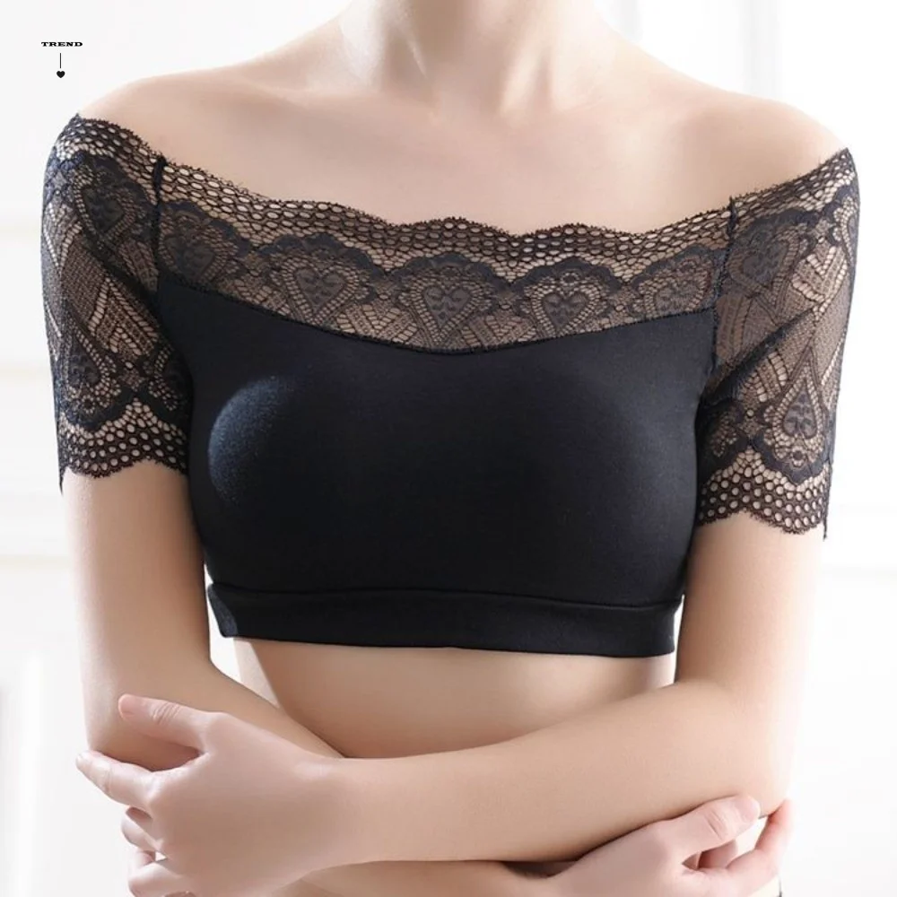 Elastic Hollow Short Lace Camisole Square Neck Transparent Lace Corset Tanks Sleeveless Crop Tops Ladies