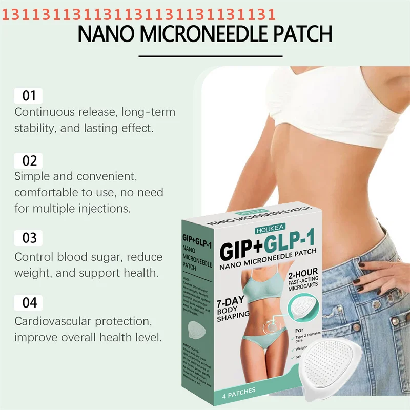 

Для ухода за кожей Укрепляющая линия Улучшение Нежная контура тела Ежедневный пластырь для ухода за кожей 4 пластыря Нано-микроигольные пластыри