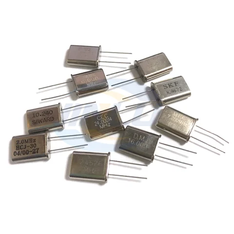 5PCS  HC-49U 4.433619M 4.433619MHZ DIP-2 Quartz Passive Crystal Resonator 20PF 20PPM