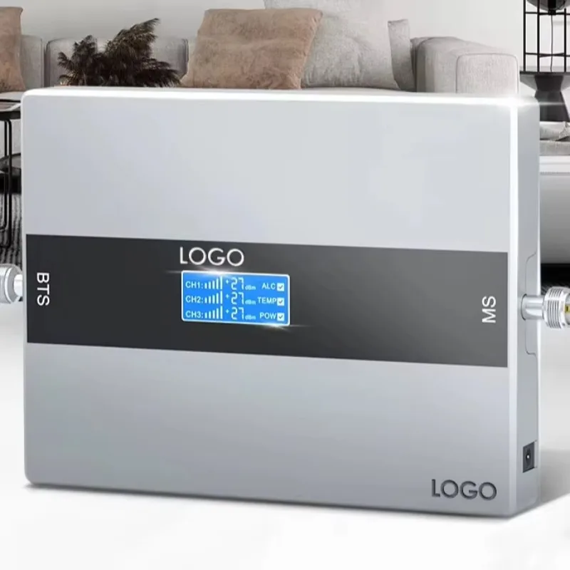 

New 2G 3G 4G GSM Tri-Band Mobile Signal Repeater Booster 900 1800 2100 MHz Frequencies for Enhanced Network Covera