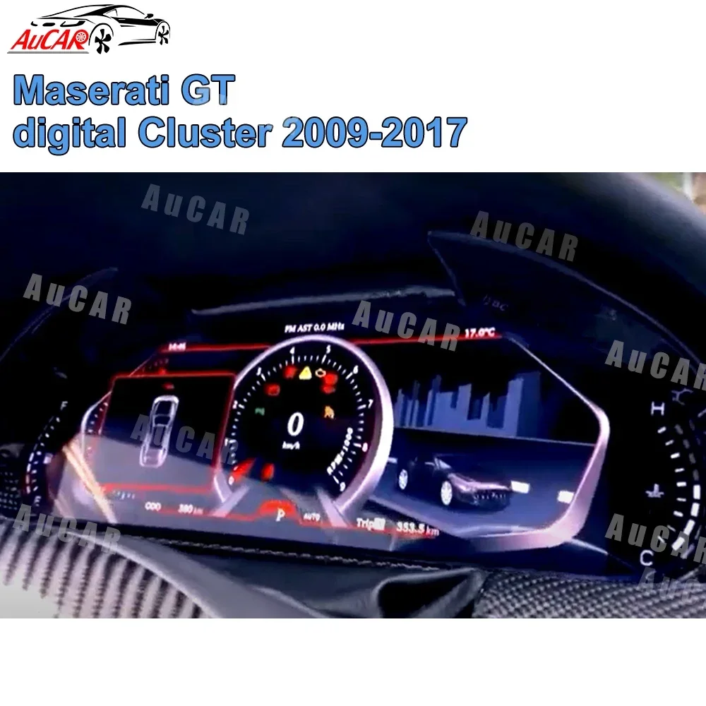 

AuCAR Instrument Cluster for Maserati GranTurismo GanCabrio Digital Cluster Multimedia Player