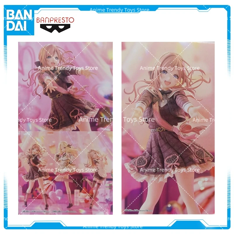 Original BANDAI Gakuen iDOLM@STER Himesaki Rinami Espresto Sweet Moment Action Figure Toys Model Collection WY