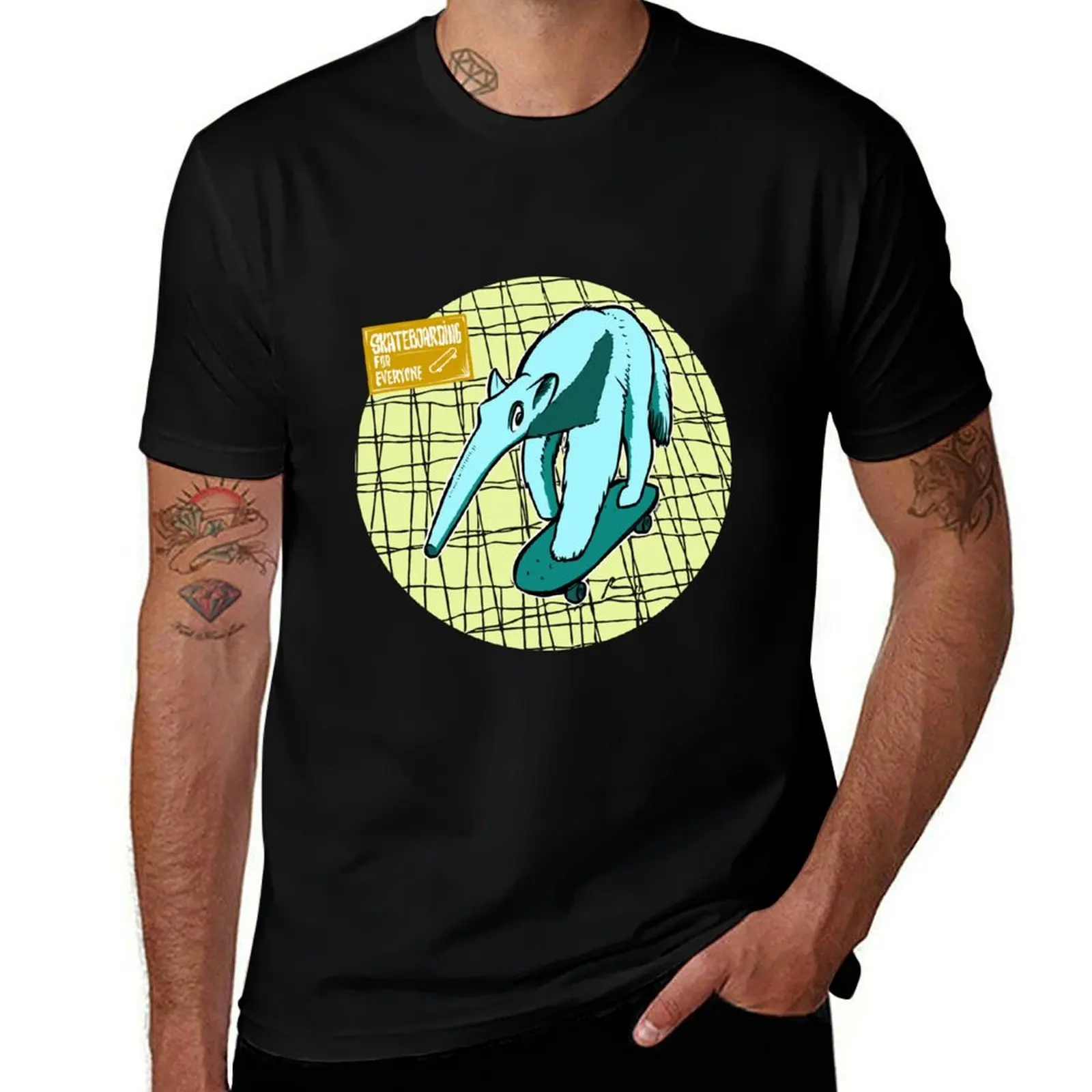 

Anteater - Skateboarding for everyone T-Shirt mens graphic t shirts anime t shirts oversize T-Shirt