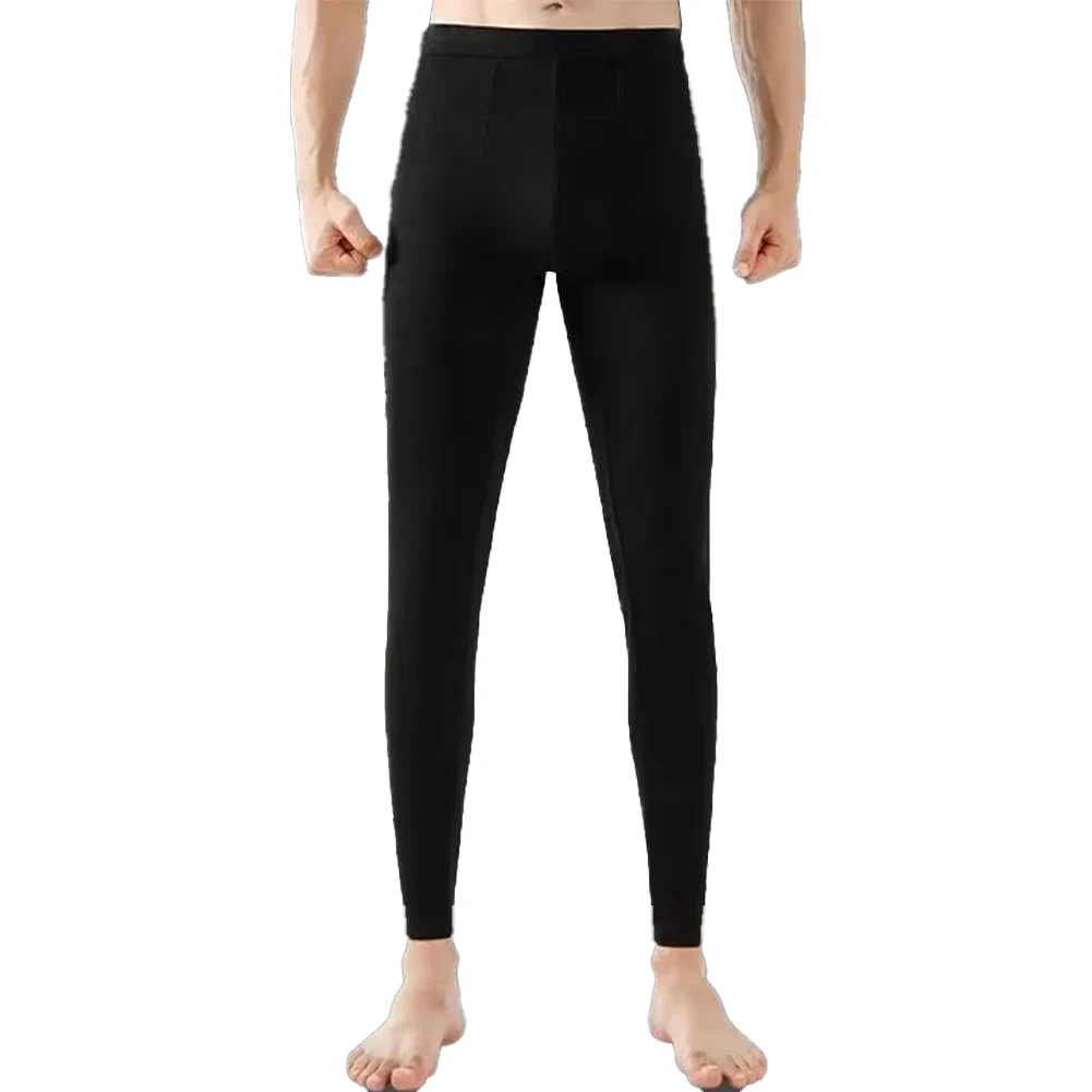 Mens Winter Warm Leggings Tight Long Johns Thermal Underwear Bottoms Pajamas