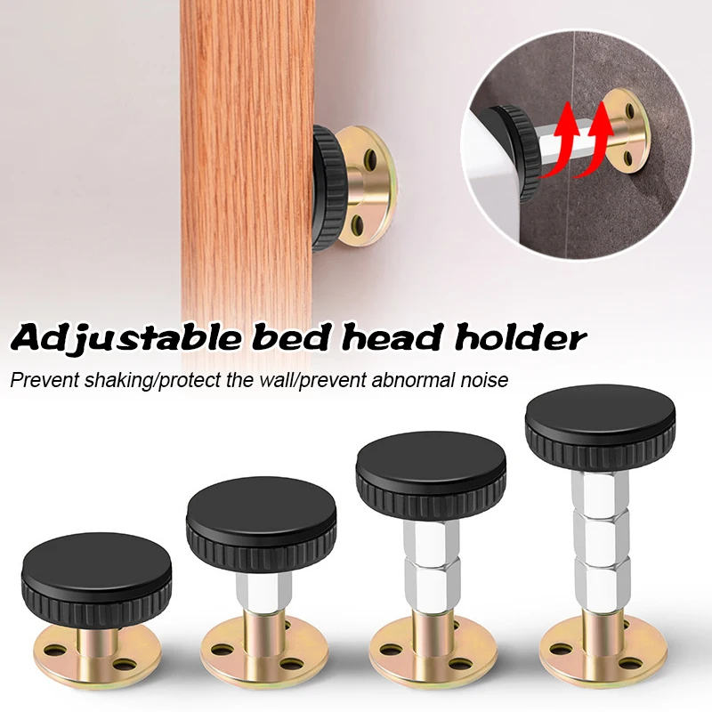 Bedside Bumper Fixer Anti Collision Protector Metal Clip Adjustable Bed Frame Stabilizer for Bedroom Furniture