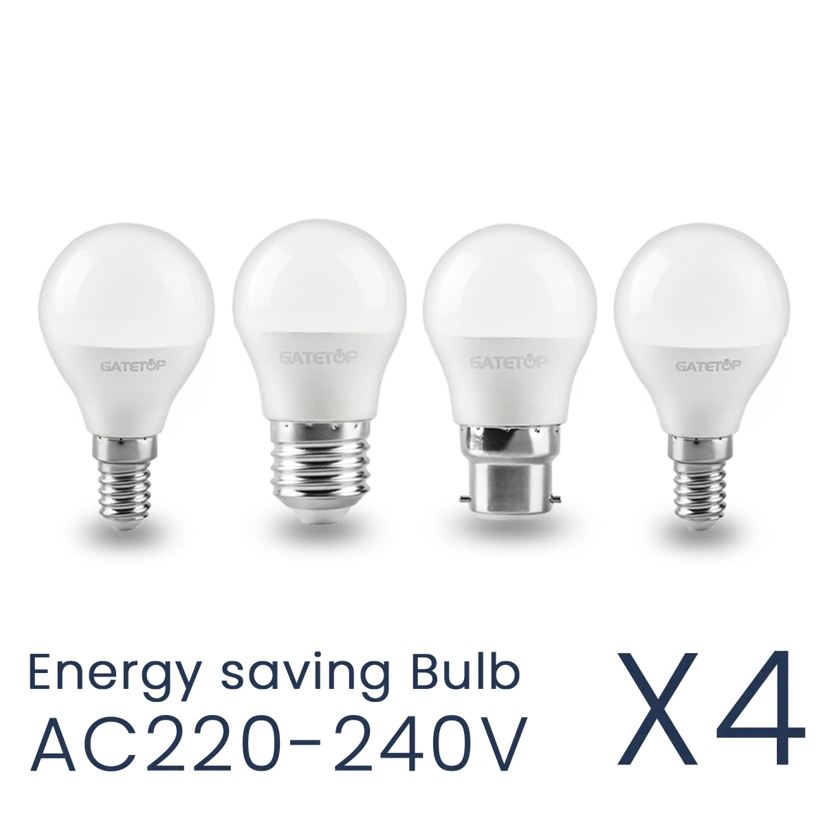 

4Pack Mini Energy Saving Led Bulb E27 E14 B22 Globe Bulb Lamp 220V 3W 5W 6W 7W Led Warm Cold Light for Living Room Bedroom