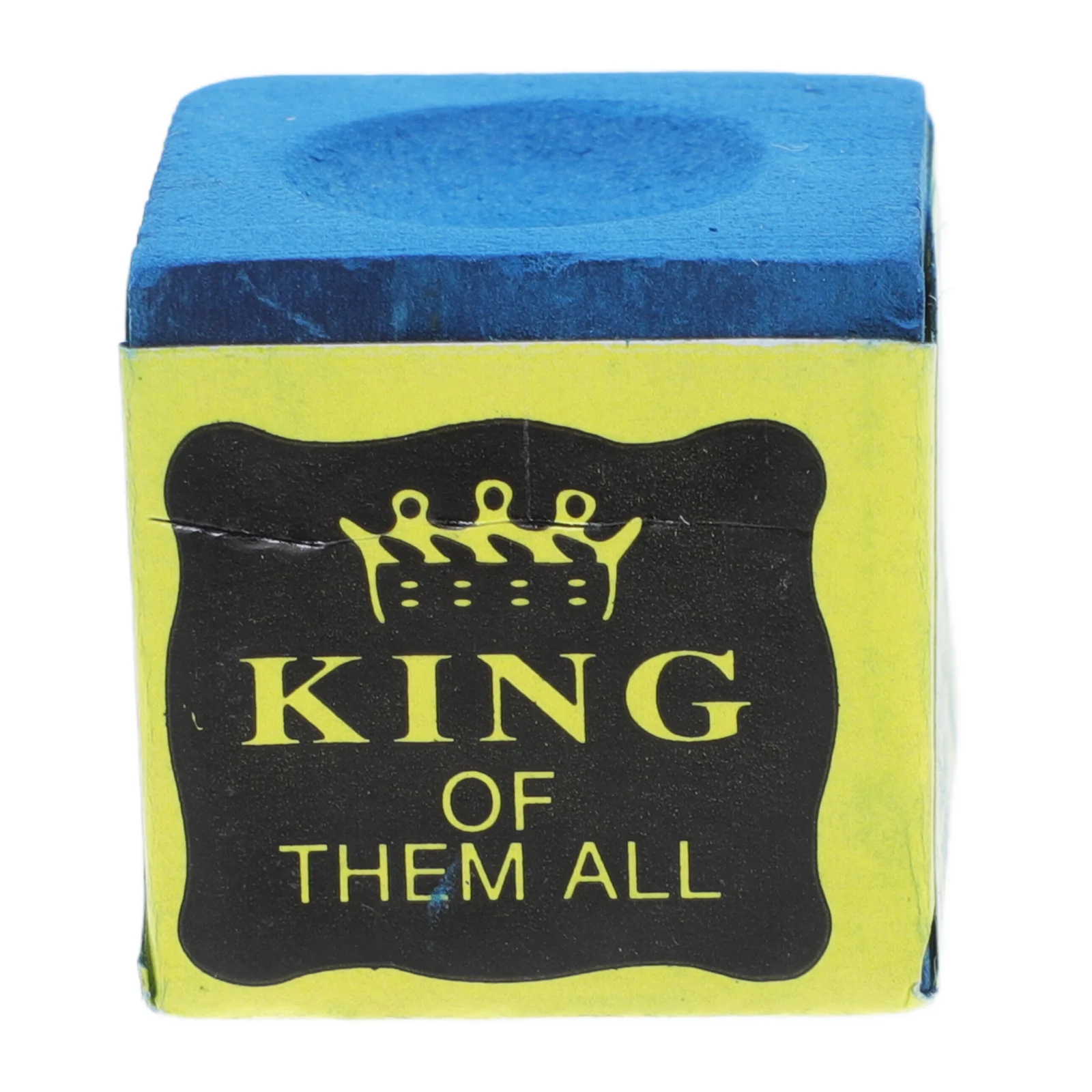 1 PC พูล CUE Chalk ตารางบิลเลียดชอล์กแบบพกพาบิลเลียดชอล์กอุปกรณ์บิลเลียดสีฟ้าตารางบิลเลียดชอล์ก