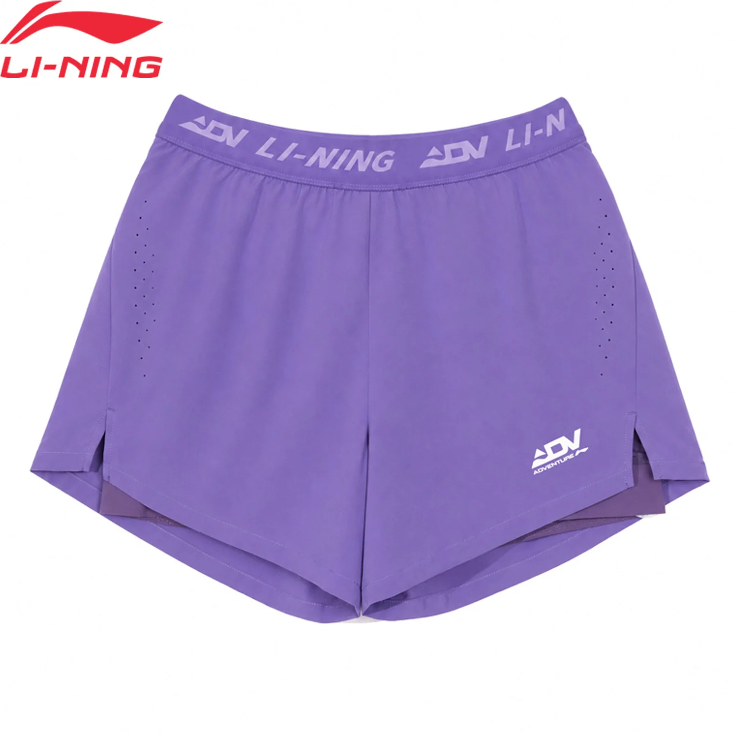 li-ning-women's-running-2-in-1-shorts-88-polyester-12-elastane-regular-fit-breathable-lining-sports-bottoms-aksw602