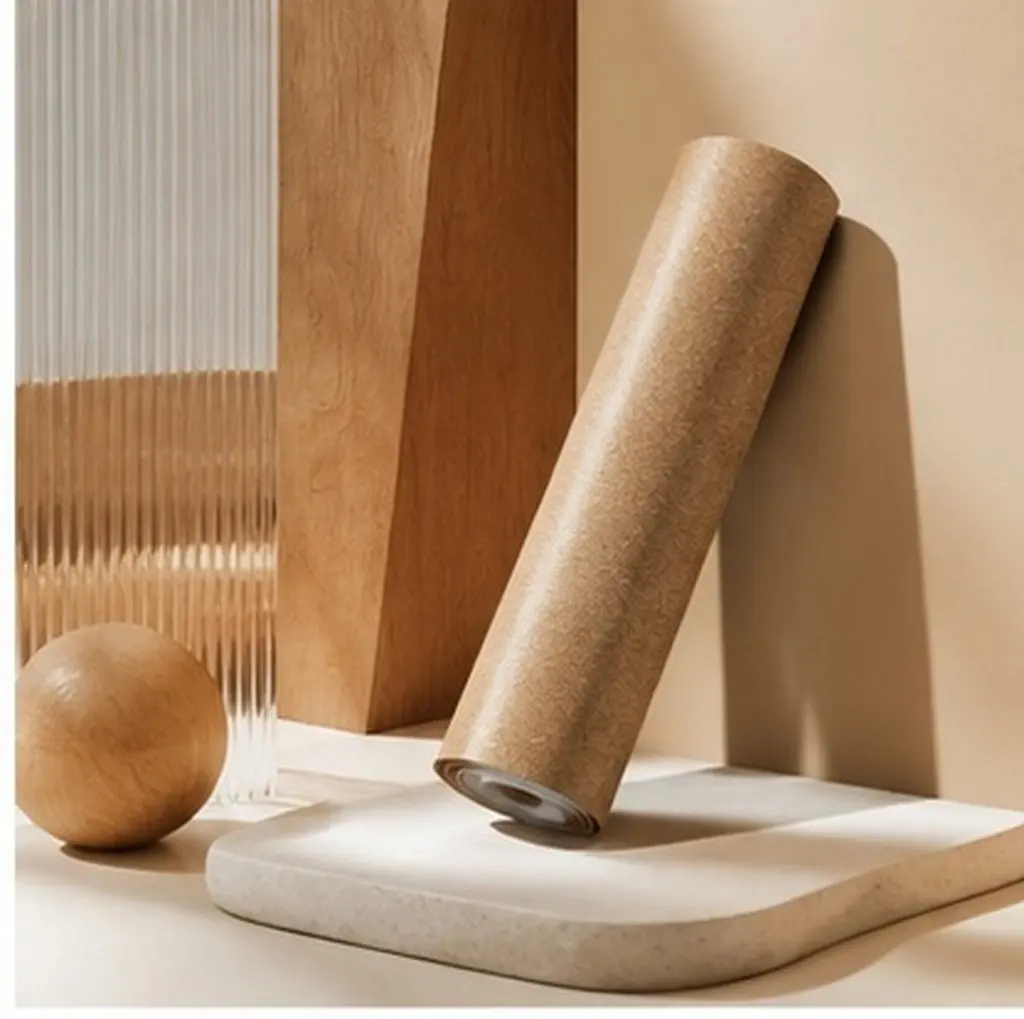 1 Roll Cork Drawer Liner High Density Soft Flexible Cut-to-Fit Nonslip Shelf Liner Sheet for Kitchen Cabinet Bathroom Storage