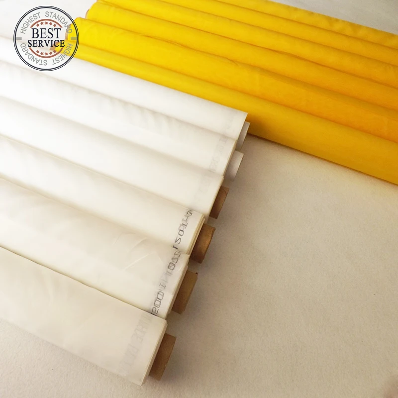 

48T 70um White Polyester Net Filter Mesh for Silk Screen Printing with 127/145/165/170/185/220/230/260cm Width