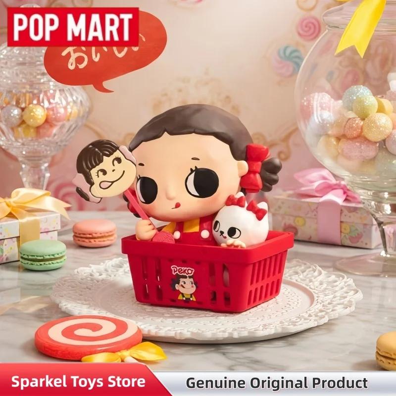 

POPMART Nyota × Peko Figure Doll Desktop Ornament Anime Figure Trendy Collect Toys Mystery Box Cute Cartoon Doll Gift For Kids