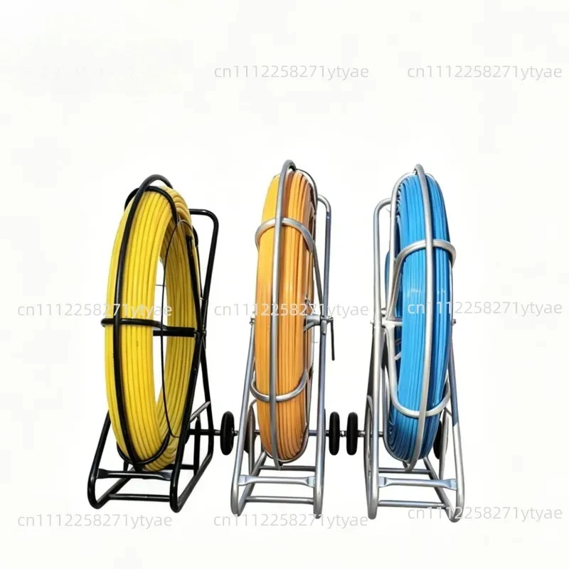 Fiberglass Pipe Puller Cable Puller Fishing Strap Durable Reinforced Electrician/Plumber Tools 4-16mm Rod Diameter