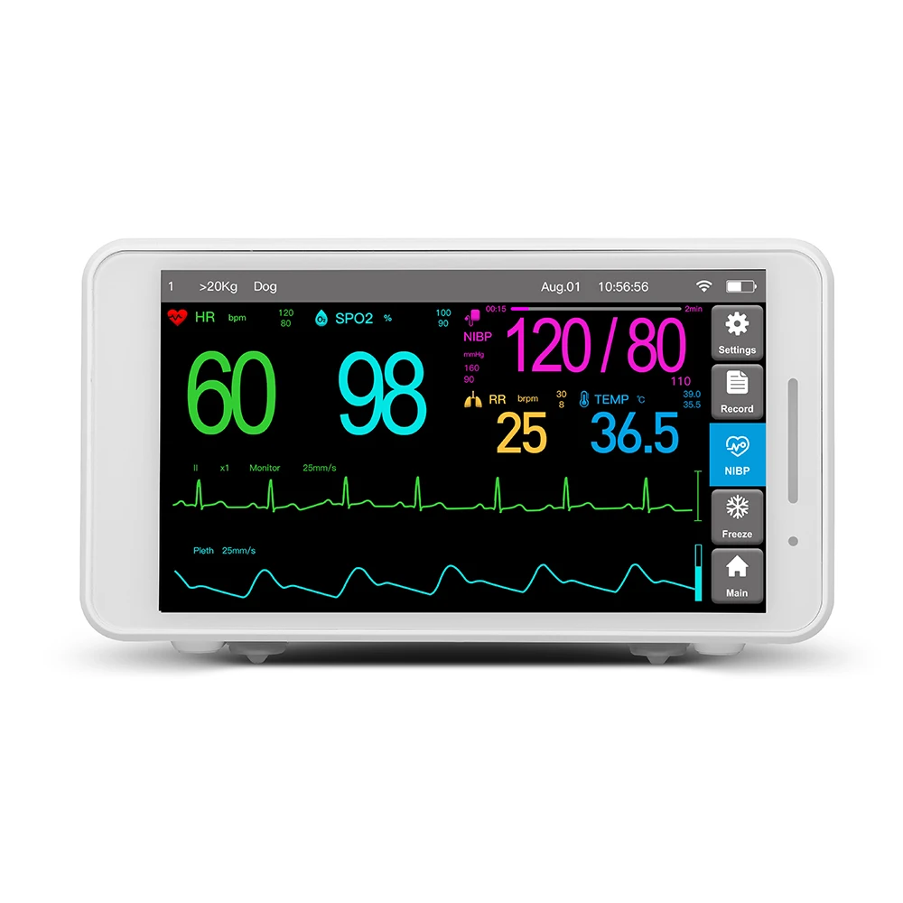 Veterinary Equipment Vital Signs Monitor Blood Pressure Veterinary Patient Monitor