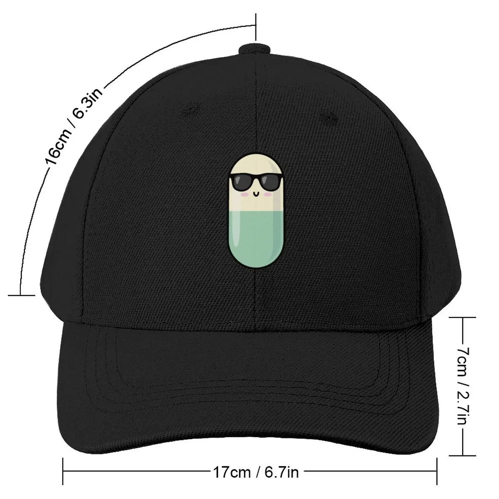 Cool pill Baseball Cap Sunscreen Cosplay Anime Hat Men's Baseball Women's