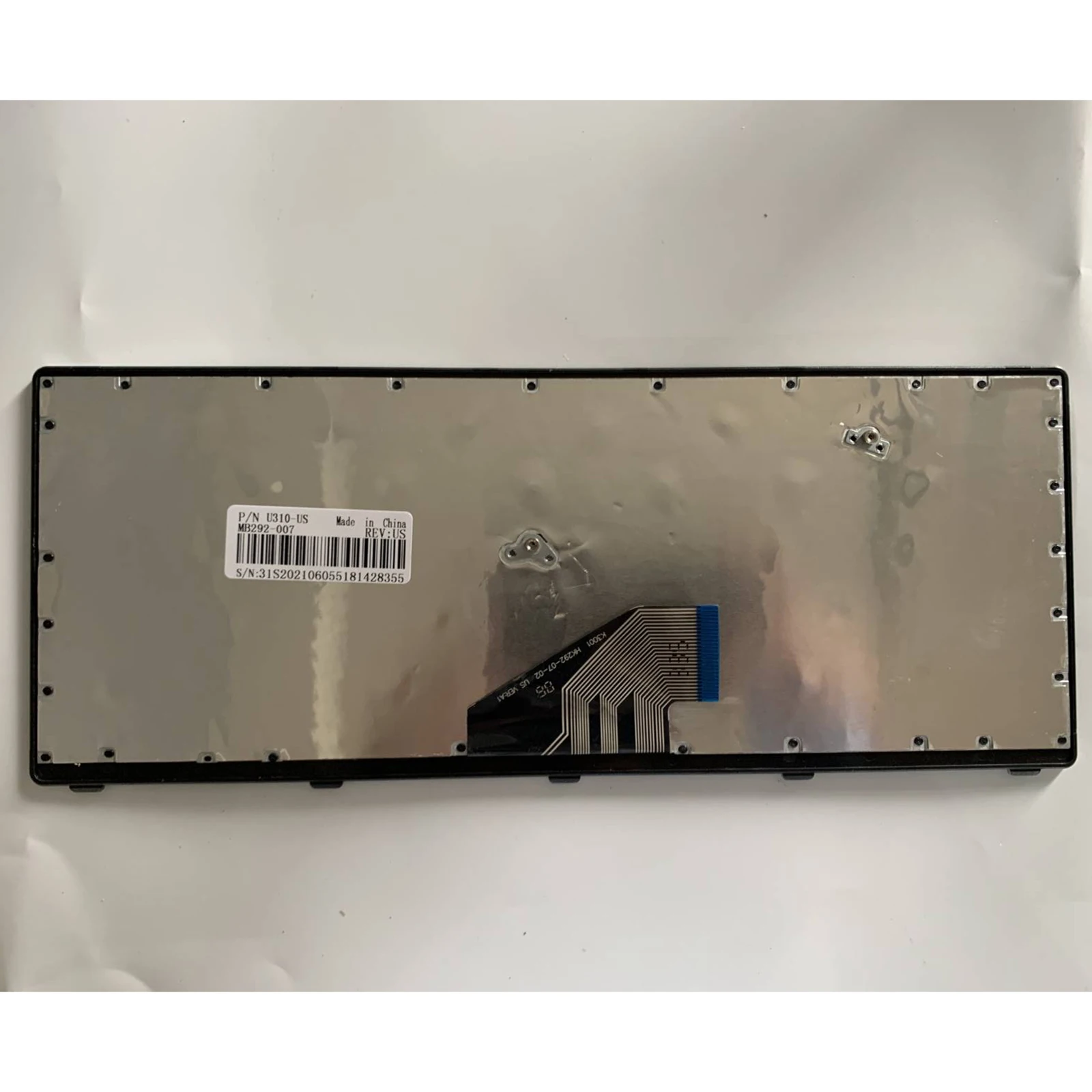 Teclado para portátil con diseño estadounidense para Lenovo IdeaPad U310-IFI U310 U310-ITH