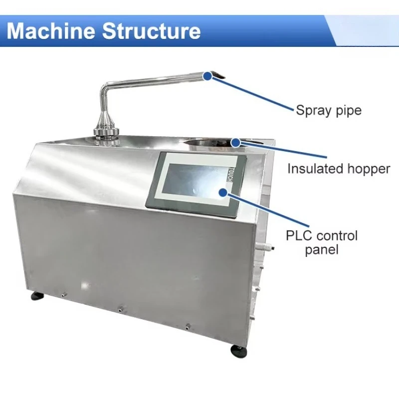 Custom Small Automatic Chocolate Temper Melting Machine, Chocolate Spread Dispenser with Tap Manufacturer Equipment